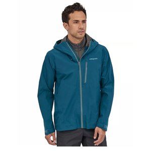 Patagonia Calcite Jacket Goretex Paclite Shell Parka Blue Size 3XL NWT